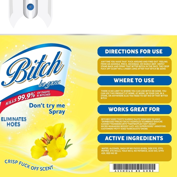 20 oz B*tch Be Gone Spray tumbler - Picture 7 of 10